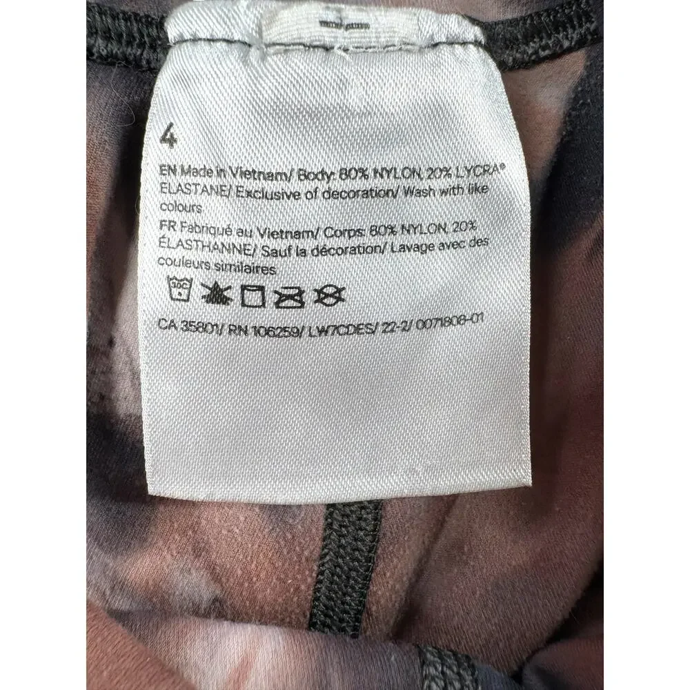 lululemon Align High Rise Biker Shorts 4 Diamond Dye Smoky Topaz Athleisure